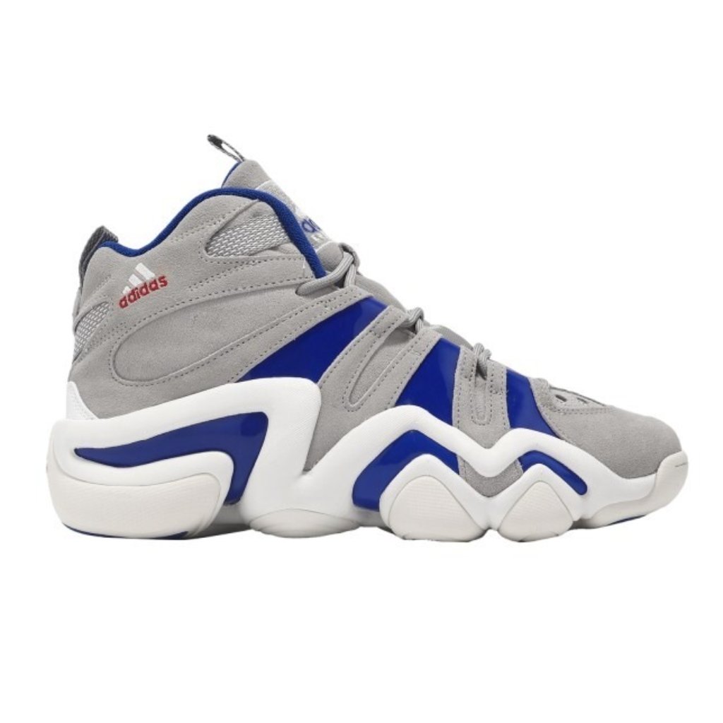 Adidas Crazy 8 - Unisex Basketball Shoes Gray Blue White Ig3737 New